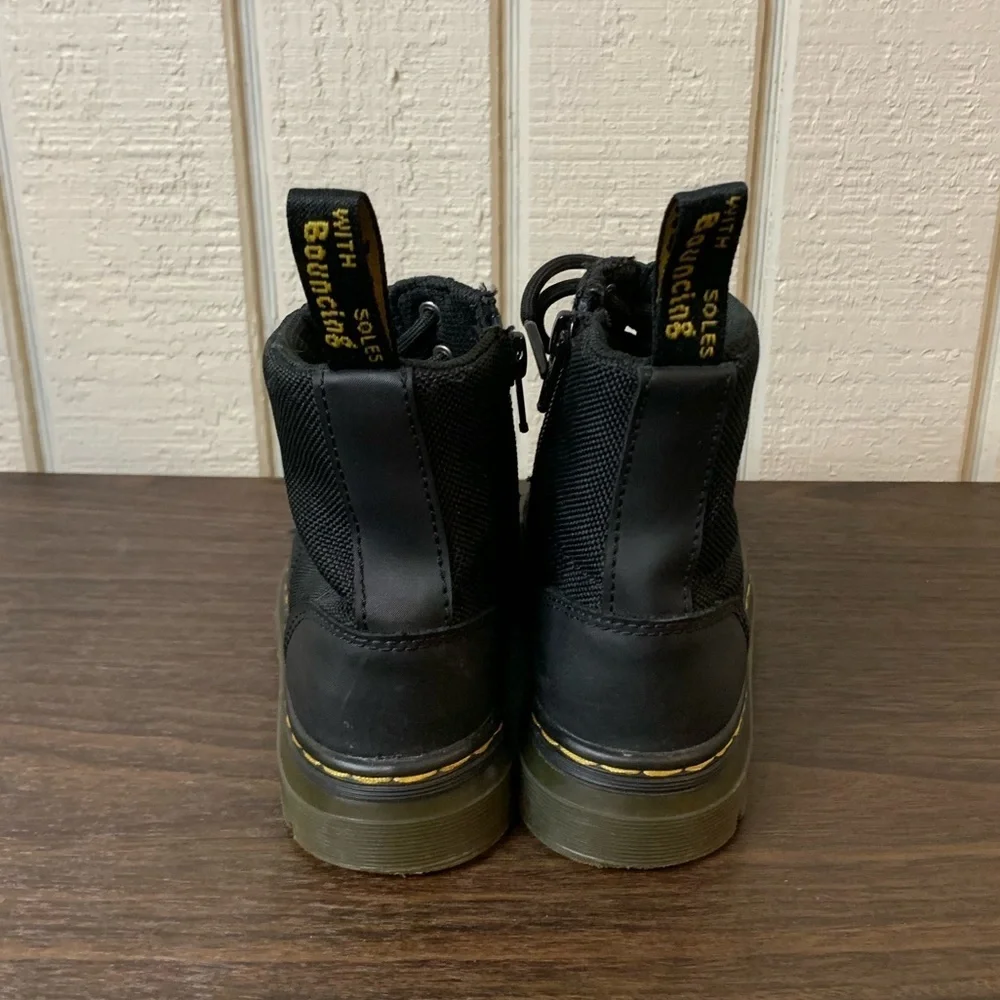 Dr Martens Junior Combs Extra Tough Poly Casual Boots, size 12.
